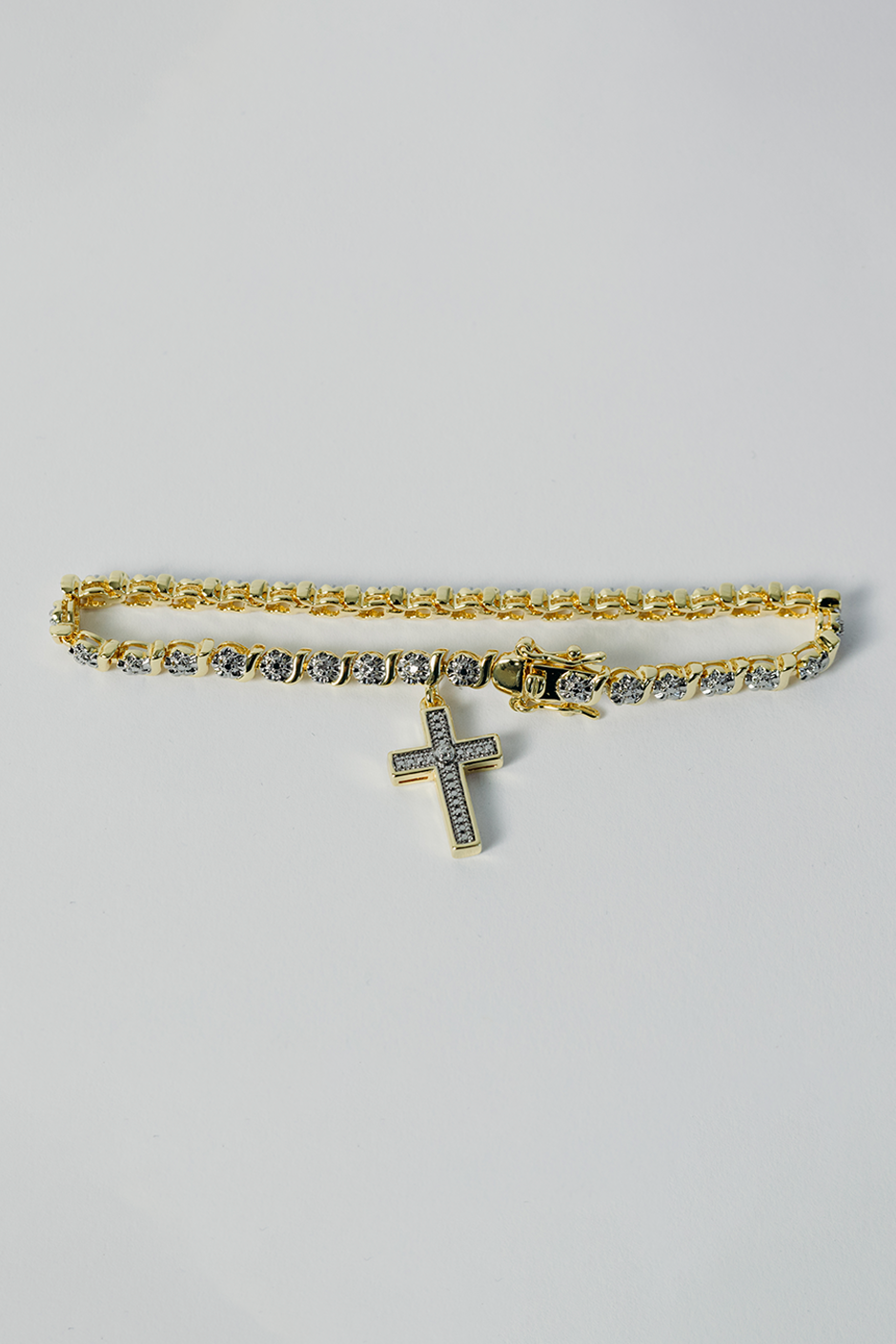 Pulsera de Cruz Forever Facets